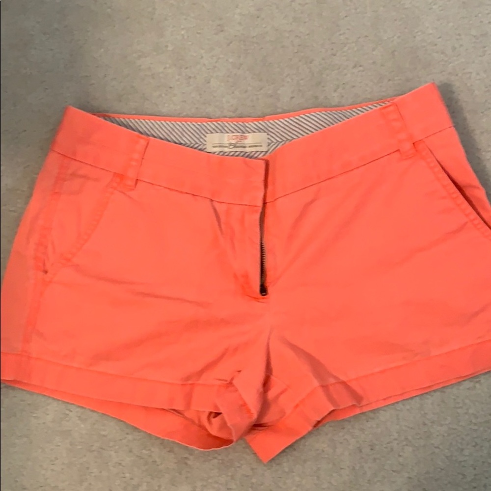 J Crew cotton chino shorts
